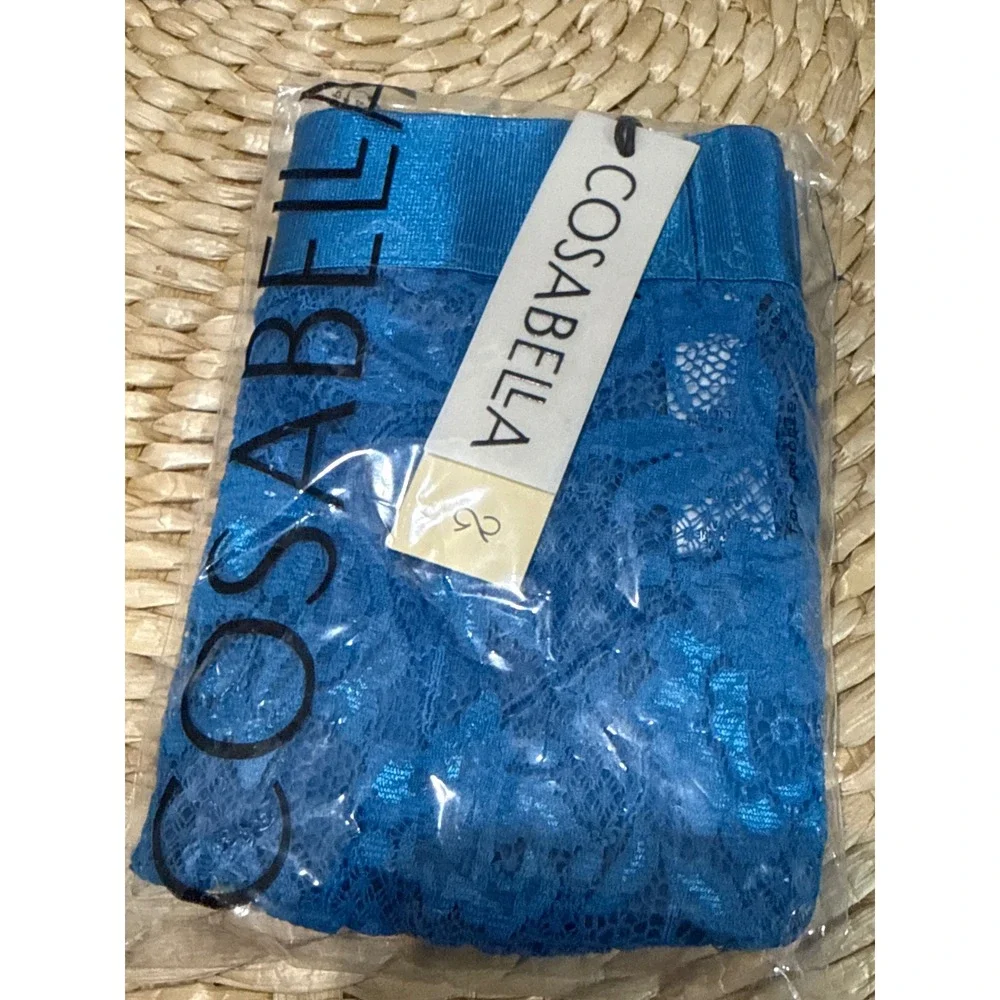 Cosabella‎ Men's Lace Brief Udaipur Blue Premium Italian Designer Underwear
